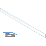 BLUM LEGRABOX Einschubelement-Vorne, H=70, KB=1200 (18/19), Glas klar