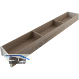 BLUM AMBIA-LINE Schubkastenrahmen schmal, NL600mm, B100mm, Bardolino Eiche