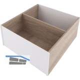 BLUM AMBIA-LINE Frontauszugsrahmen, ab NL270mm, B242mm, Bardolino Eiche