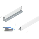 BLUM LEGRABOX pure SET H�he M, TIP-ON, 70kg, NL 600, Seidenwei�