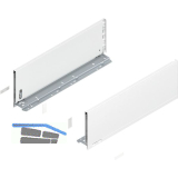 BLUM LEGRABOX pure SET H�he C, TIP-ON, 40kg, NL 600, Seidenwei�