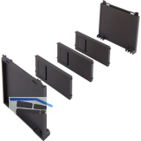 BLUM AMBIA-LINE Flaschenset, B100mm, Kunststoff Oriongrau matt