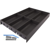 BLUM AMBIA-LINE Besteckeinsatz NL500mm,B300mm, Stahl Oriongrau