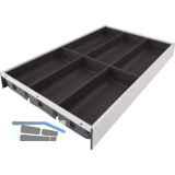 BLUM AMBIA-LINE Besteckeinsatz NL500mm,B300mm, Stahl SW/OG