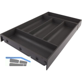 BLUM AMBIA-LINE Besteckeinsatz NL550mm,B300mm, Stahl Oriongrau