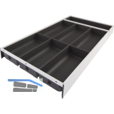 BLUM AMBIA-LINE Besteckeinsatz NL600mm,B300mm, Stahl SW/OG