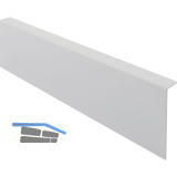 BLUM AMBIA-LINE Holzr�ckwandadapter. H�he M, B242 mm, Stahl Seidenwei�