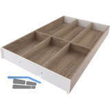 BLUM AMBIA-LINE Besteckeinsatz NL550mm,B300mm, Bardolino Eiche