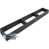 BLUM AMBIA-LINE Schubkastenrahmen schmal, NL650mm, Stahl Oriongrau matt
