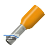 Aderendh�lse 0,50x8/14 mit Kragen orange