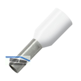 Aderendh�lse 0,50x8/14 mit Kragen weiss