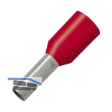 Aderendh�lse 1x8/14 mit Kragen rot