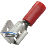 Flachsteckh�lse mit Abzweiger 6,3x0,8 Querschnitt 0,5 - 1,5 mm� isoliert rot