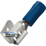 Flachsteckh�lse mit Abzweiger 6,3x0,8 Querschnitt 1 - 2,5 mm� isoliert blau