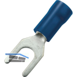 Gabelkabelschuh M6 Querschnitt 1 - 2,5 mm� isoliert blau