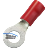 Ringkabelschuh M10 Querschnitt 0,5 - 1,5 mm� isoliert rot