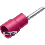 Stiftkabelschuh 1mm� isoliert rot