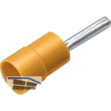 Stiftkabelschuh 6mm� isoliert gelb