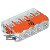 WAGO 221 5x4Qmm Verbindungsklemme mit Bet�tigungshebel