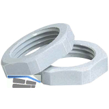 Gegenmutter M25x1,5 RAL 7035 lichtgrau, SW32