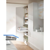 BLUM SPACE TOWER TANDEMBOX antaro mit Reling NL500 KB450 wei�