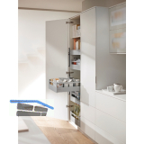 BLUM SPACE TOWER TANDEMBOX antaro mit Reling NL500 KB600 grau