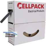 Schrumpfschlauch d�nnwandig 4,8 - 2,4 gelb/gr�n, 10 Meter