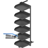 PEKA Pleno Maxi Standard Set 600-1900 links Anthrazit