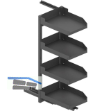 PEKA Pleno Maxi Standard Set 450-1300 rechts Anthrazit