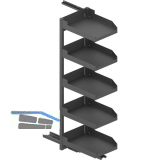 PEKA Pleno Maxi Standard Set 450-1600 rechts Anthrazit