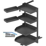 PEKA Pleno Maxi Plus Set 600-1300 links Anthrazit