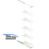 PEKA Hochschrank Standard Set KB 300 mm 1600 - 2000 mm Wei�