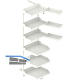 PEKA Pleno Maxi Plus Set 600-1900 rechts Wei�