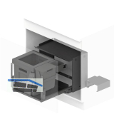 PEKA Abfallsystem Oeko Complet Aqua L KB 750/800/900 mm Anthrazit