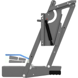 KESSEB�HMER Schwenkbeschlag ChefsTable KB 400 - 600 mm Anthrazit