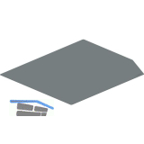 PEKA Antirutschmatte Silikon 450 Pleno Maxi Standard/Plus Walnussgrau