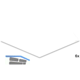 PEKA Antirutschmatten-Set Silikon 450-1900 Pleno Maxi Perlwei�