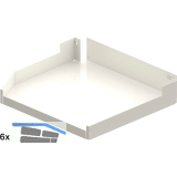 PEKA Einh�ngetablar-Set Liro 450-1900 links Pleno Maxi Standard Wei�