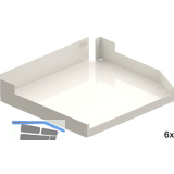 PEKA Einh�ngetablar-Set Liro 600-1900 rechts Pleno Maxi Standard Wei�