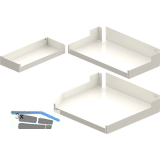 PEKA Einh�ngetablar-Sets Liro 600-1900 links Pleno Maxi Plus Wei�