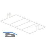 PEKA Flaschentrenngitter KB 300 mm Hochschrank Standard Wei�