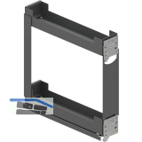 PEKA Unterschrankauszug Pinello Spice 150 Anthrazit