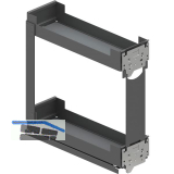 PEKA Unterschrankauszug Pinello Cargo 200 Anthrazit