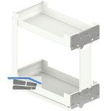 PEKA Unterschrankauszug Pinello Cargo 300 Wei�