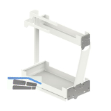 PEKA Unterschrankauszug Pinello Towel 300 rechts Wei�