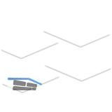 PEKA Antirutschmatten-Set Silikon 450 Magic Corner Standard Perlwei�