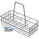 PEKA Flaschentragkorb 8-teilig Draht Anthrazit