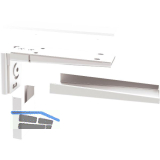 PEKA Glastablartr�ger Pecasa Stahlblech Feinstruktur wei�