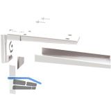 PEKA Holzwerkstoffe-Tablartr�ger Pecasa Stahlblech Feinstruktur wei�