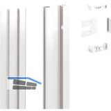 PEKA Wandprofil Standard Pecasa Aluminium beschichtet wei�